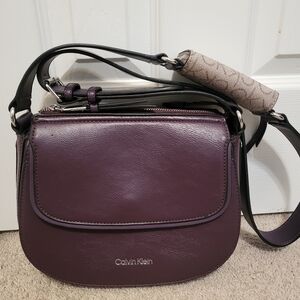 CALVIN KLEIN purple Bella  Crossbody bag